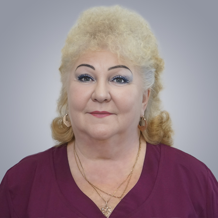 Груздева Ирина Анатольевна, сестра-хозяйка отделения микрохирургического (глаза) №4 СПб ГБУЗ ГМПБ №2