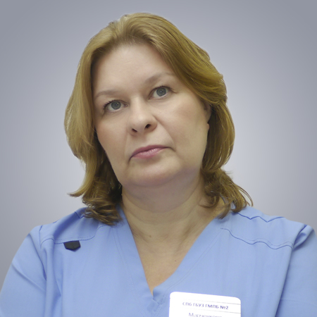 Марченкова Ольга Валерьевна, старшая медицинская сестра офтальмологического кабинета приёмного отделения СПб ГБУЗ ГМПБ №2